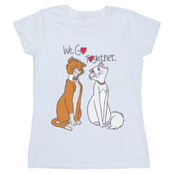 Disney - T-shirt THE ARISTOCATS WE GO TOGETHER - Femme (Blanc)