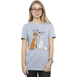 Disney - T-shirt THE ARISTOCATS WE GO TOGETHER - Femme (Gris chiné)