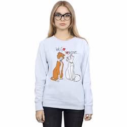 Disney - Sweat THE ARISTOCATS WE GO TOGETHER - Femme (Gris chiné)