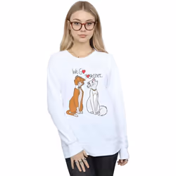 Disney - Sweat THE ARISTOCATS WE GO TOGETHER - Femme (Blanc)