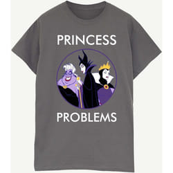 Disney - T-shirt PRINCESS HEADACHES - Femme (Charbon)