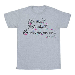 Disney - T-shirt ENCANTO WE DON'T TALK ABOUT BRUNO NO NO - Femme (Gris chiné)