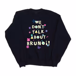 Disney - Sweat ENCANTO WE DON'T TALK ABOUT BRUNO - Fille (Bleu marine)