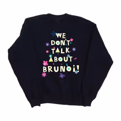 Disney - Sweat ENCANTO WE DON'T TALK ABOUT BRUNO - Fille (Bleu marine)