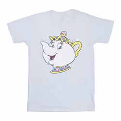 Disney - T-shirt BEAUTY AND THE BEAST MRS POTTS - Femme (Blanc)
