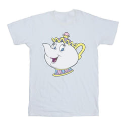 Disney - T-shirt BEAUTY AND THE BEAST MRS POTTS - Femme (Blanc)