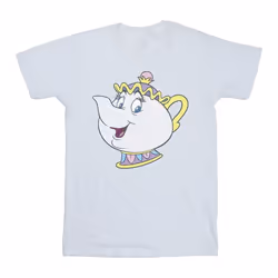 Disney - T-shirt BEAUTY AND THE BEAST MRS POTTS - Femme (Blanc)