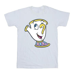 Disney - T-shirt BEAUTY AND THE BEAST CHIP - Fille (Blanc)