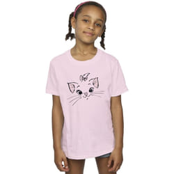 Disney - T-shirt - Fille (Rose clair)