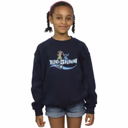 Disney - Sweat - Fille (Bleu marine)