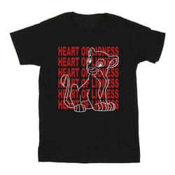 Disney - T-shirt THE LION KING HEART OF A LIONESS - Homme (Noir)