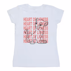 Disney - T-shirt THE LION KING HEART OF A LIONESS - Femme (Blanc)