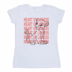 Disney - T-shirt THE LION KING HEART OF A LIONESS - Femme (Blanc)