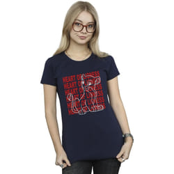 Disney - T-shirt THE LION KING HEART OF A LIONESS - Femme (Bleu marine)