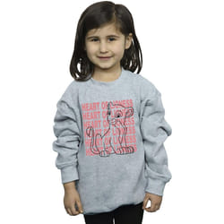 Disney - Sweat THE LION KING HEART OF A LIONESS - Fille (Gris chiné)