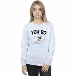 Disney - Sweat YOU GO GIRL - Femme (Gris chiné)