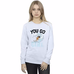 Disney - Sweat YOU GO GIRL - Femme (Gris chiné)