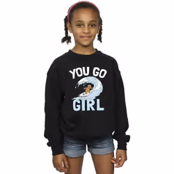Disney - Sweat YOU GO GIRL - Fille (Noir)