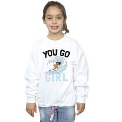 Disney - Sweat YOU GO GIRL - Fille (Blanc)