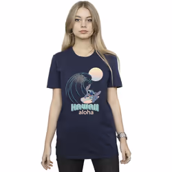 Disney - T-shirt - Femme (Bleu marine)