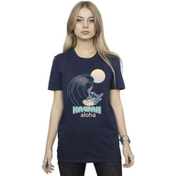 Disney - T-shirt - Femme (Bleu marine)