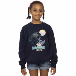 Disney - Sweat - Fille (Bleu marine)