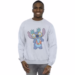 Disney - Sweat TROPICAL FUN - Homme (Gris chiné)
