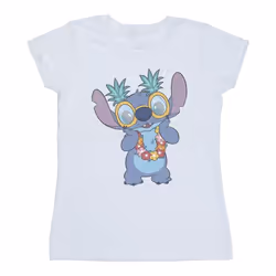 Disney - T-shirt TROPICAL FUN - Femme (Blanc)