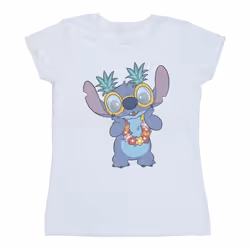 Disney - T-shirt TROPICAL FUN - Femme (Blanc)