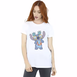 Disney - T-shirt TROPICAL FUN - Femme (Blanc)