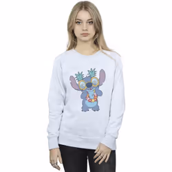 Disney - Sweat TROPICAL FUN - Femme (Gris chiné)