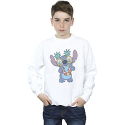 Disney - Sweat TROPICAL FUN - Garçon (Blanc)