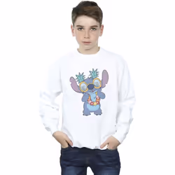 Disney - Sweat TROPICAL FUN - Garçon (Blanc)