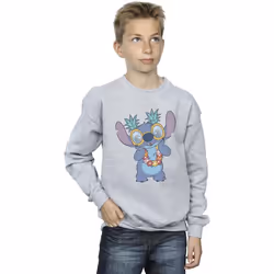 Disney - Sweat TROPICAL FUN - Garçon (Gris chiné)