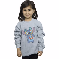 Disney - Sweat TROPICAL FUN - Fille (Gris chiné)
