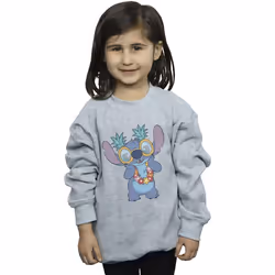 Disney - Sweat TROPICAL FUN - Fille (Gris chiné)