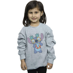 Disney - Sweat TROPICAL FUN - Fille (Gris chiné)