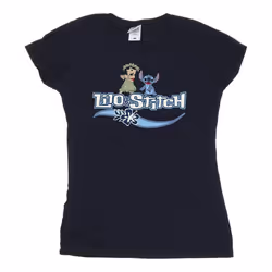 Disney - T-shirt - Femme (Bleu marine)