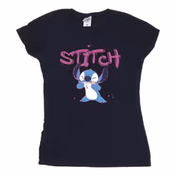 Disney - T-shirt - Femme (Bleu marine)