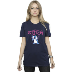 Disney - T-shirt - Femme (Bleu marine)