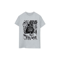 Star Wars - T-shirt - Homme (Gris chiné)