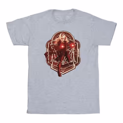 Marvel - T-shirt - Fille (Gris chiné)