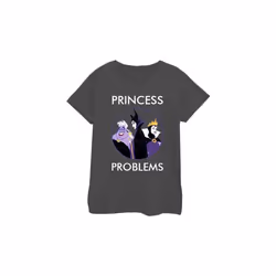 Disney - T-shirt PRINCESS HEADACHES - Femme (Charbon)