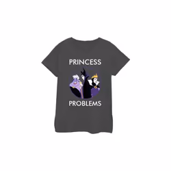 Disney - T-shirt PRINCESS HEADACHES - Femme (Charbon)