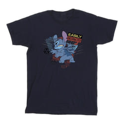 Disney - T-shirt EASILY DISTRACTED - Homme (Bleu marine)