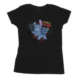 Disney - T-shirt EASILY DISTRACTED - Femme (Noir)