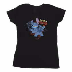 Disney - T-shirt EASILY DISTRACTED - Femme (Noir)