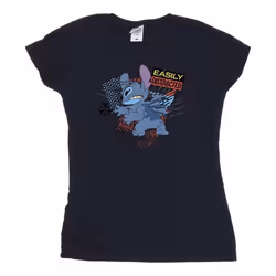 Disney - T-shirt EASILY DISTRACTED - Femme (Bleu marine)