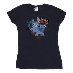 Disney - T-shirt EASILY DISTRACTED - Femme (Bleu marine)