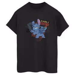 Disney - T-shirt EASILY DISTRACTED - Femme (Noir)
